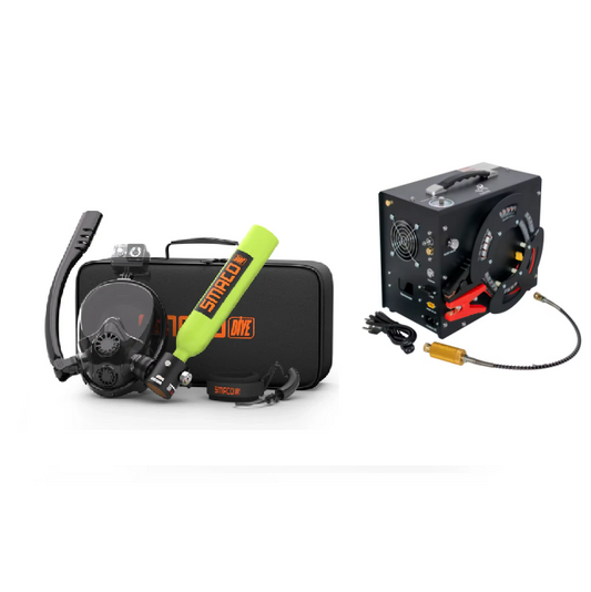 Mini bouteille de plongée S300Plus + Compresseur 12/220v + Masque K2