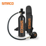 Petite bouteille de plongée - smaco - s400 plus  - noir