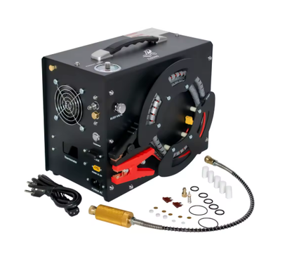 Mini bouteille de plongée S400Plus  + Masque M8058 + Compresseur 12/220V