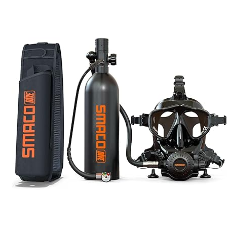 Mini bouteille de plongée S400Plus  + Masque M8058