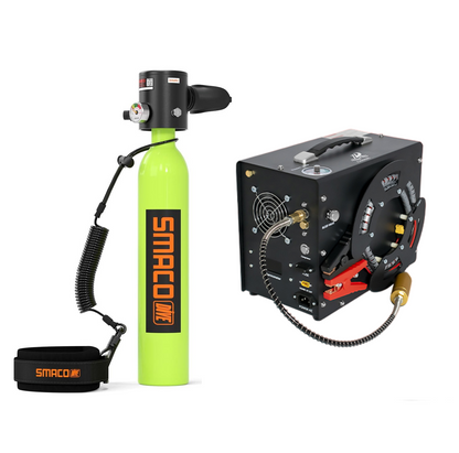 Mini bouteille de plongée S300 + Compresseur 12/220V