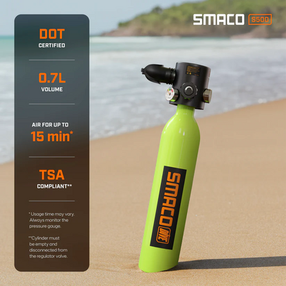 Mini bouteille de plongée S500