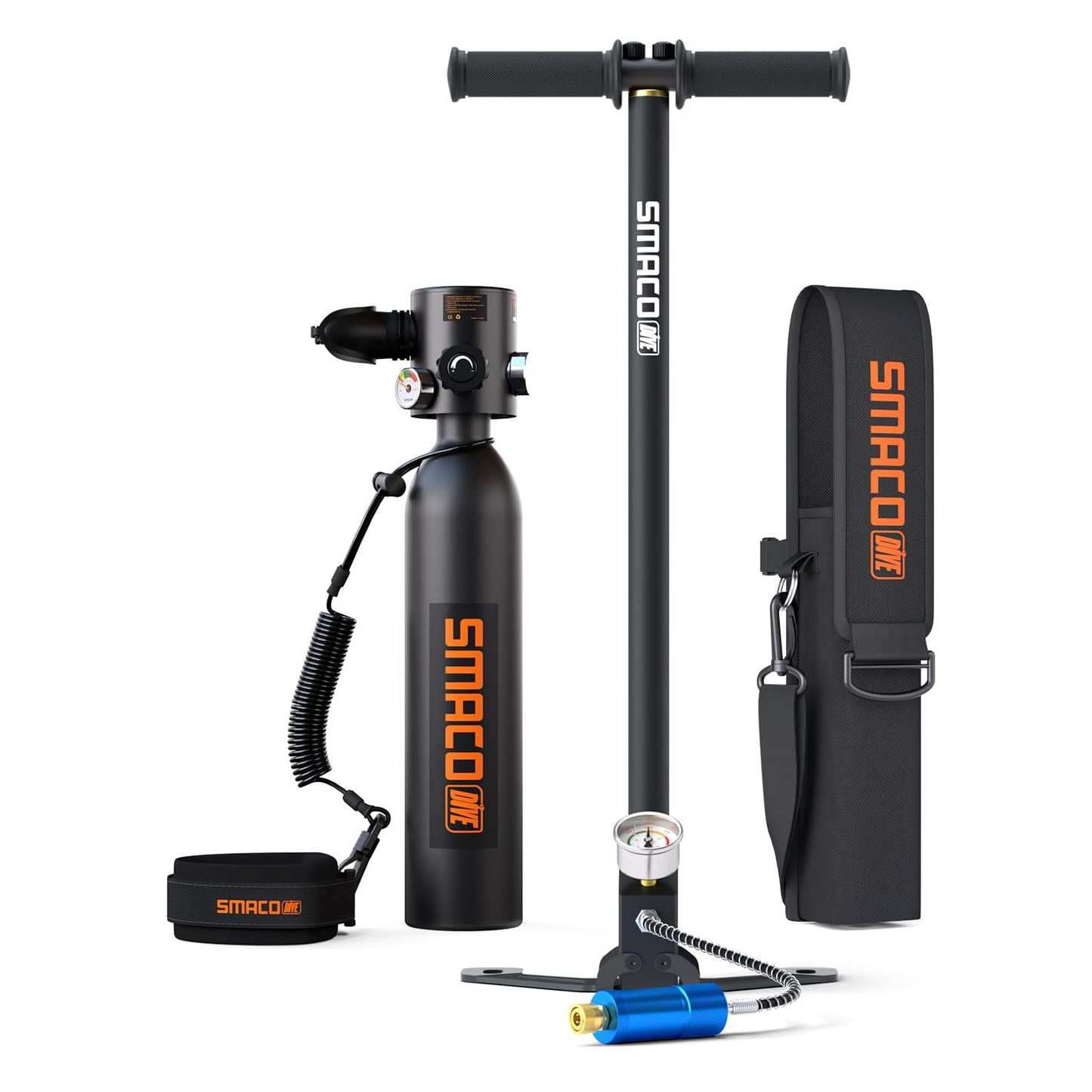 Mini bouteille de plongée S500 + Pompe manuelle