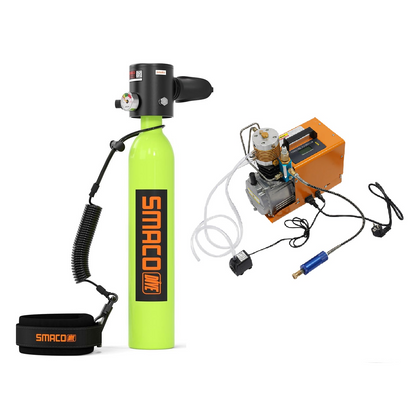 Mini bouteille de plongée S300Plus + compresseur 220V