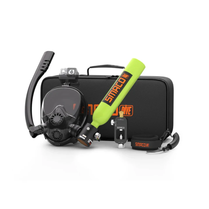 Mini bouteille de plongée S300 +  Masque K2 + Adaptateur ETRIER