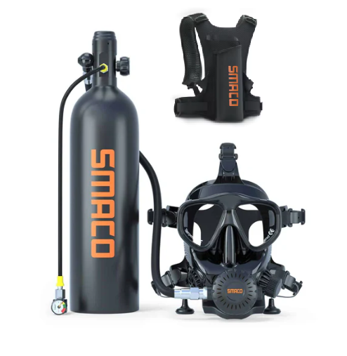Mini bouteille de plongée S700Plus + Masque M8058